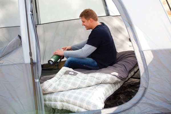 Heritage Big & Tall Cold-Weather Sleeping Bag - 10F Camping for Adults, Comfortable & Warm Flannel for Outdoor Use, Fits Adults up to 6ft 7in Tall - Image 2